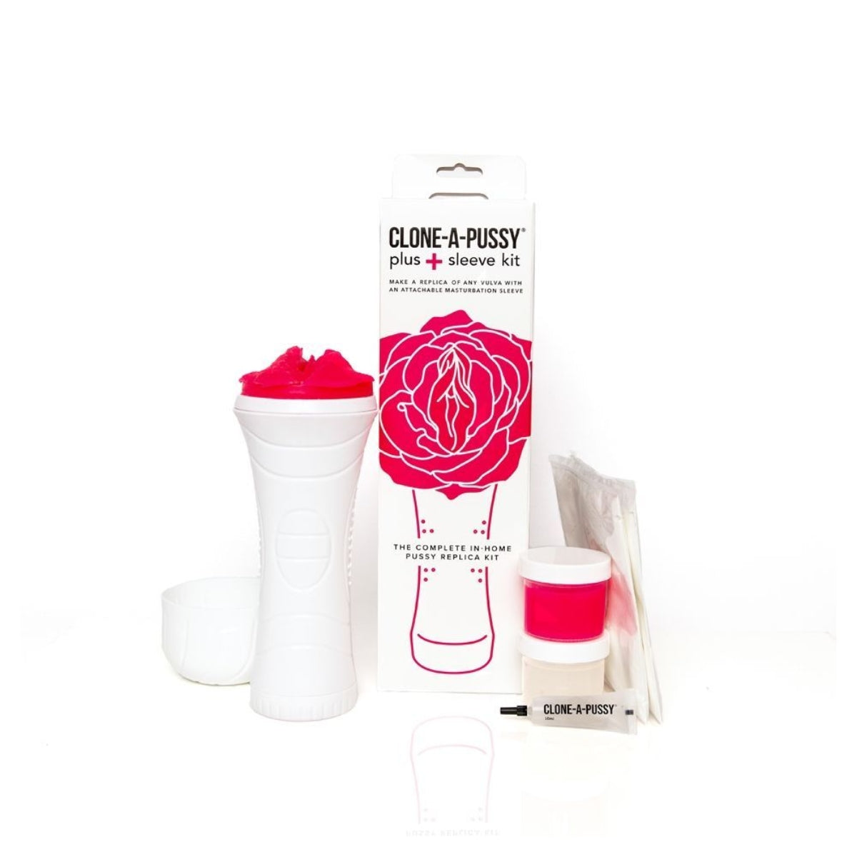 Clone-A-Pussy Plus Sleeve Vagina Moulding Kit Hot Pink - Simply Pleasure