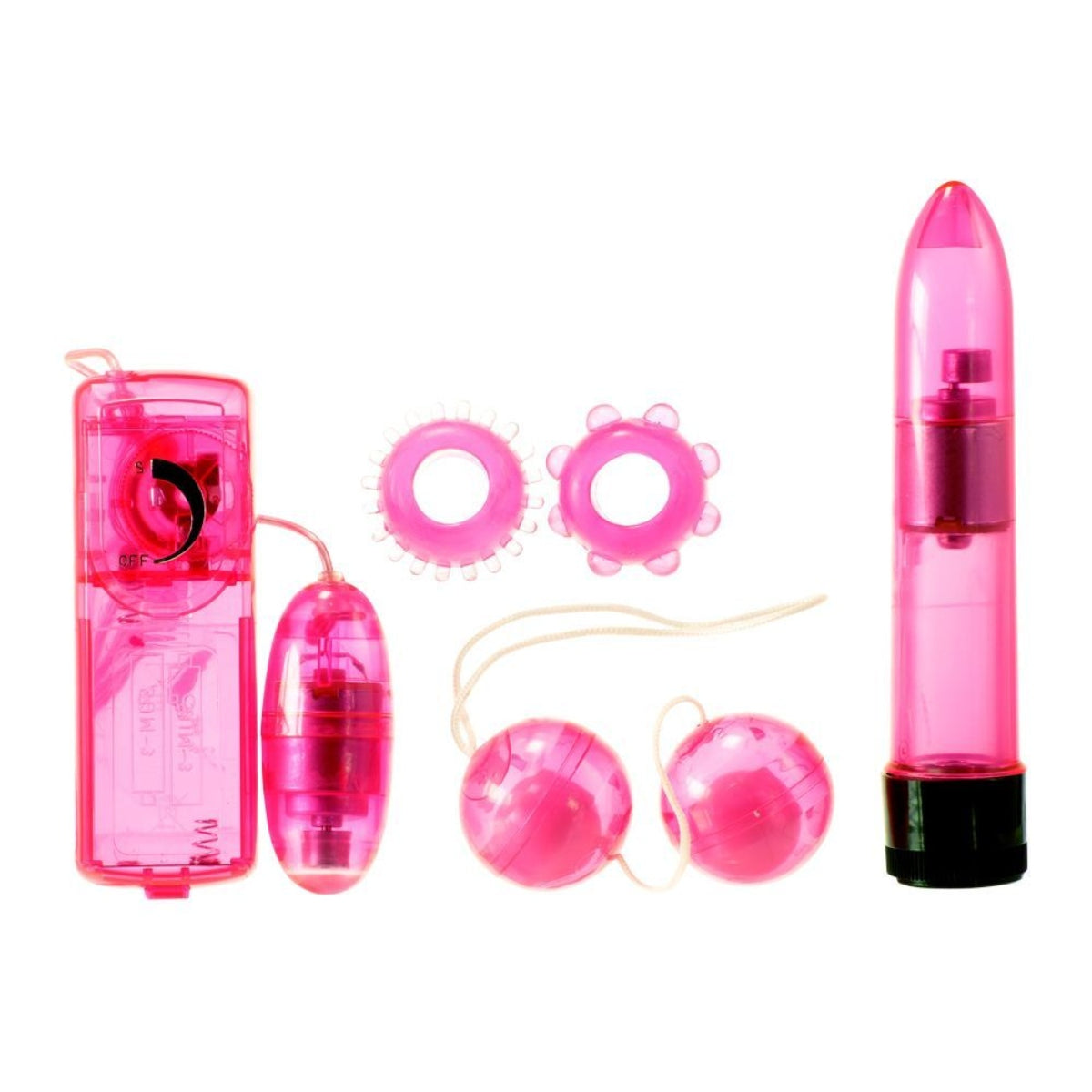 Me You Us Classic Crystal Couples Sex Toy Kit Pink - Simply Pleasure