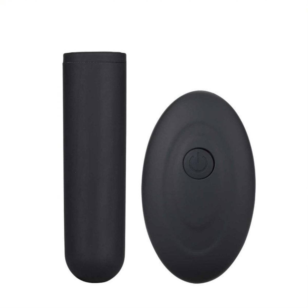 Front View Product - Me You Us Bloom USB Rechargeable Bullet Black - Simply Pleasure