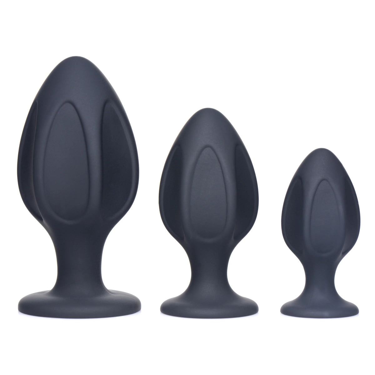 Master Series Triple Juicers Silicone Anal Trainer Butt Plug Set Black Simply Pleasure Master Series Triple Juicers Silicone Anal Trainer Butt Plug Set Black Simply Pleasure