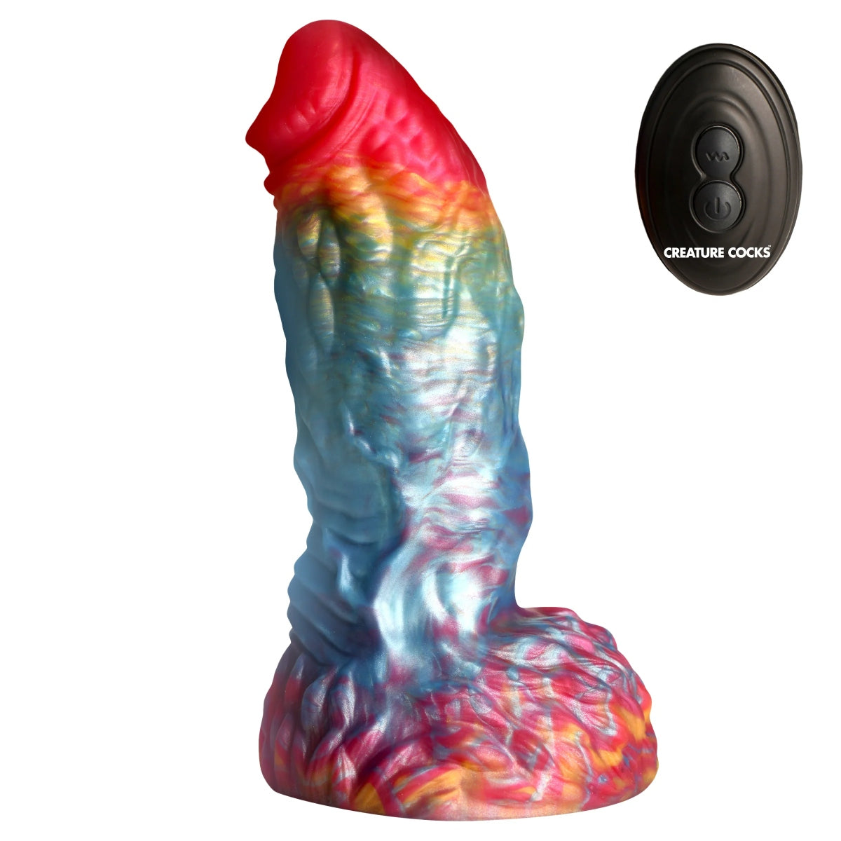Creature Cocks Rainbow Phoenix Vibrating Silicone Dildo Rainbow Simply Pleasure Creature Cocks Rainbow Phoenix Vibrating Silicone Dildo Rainbow Simply Pleasure