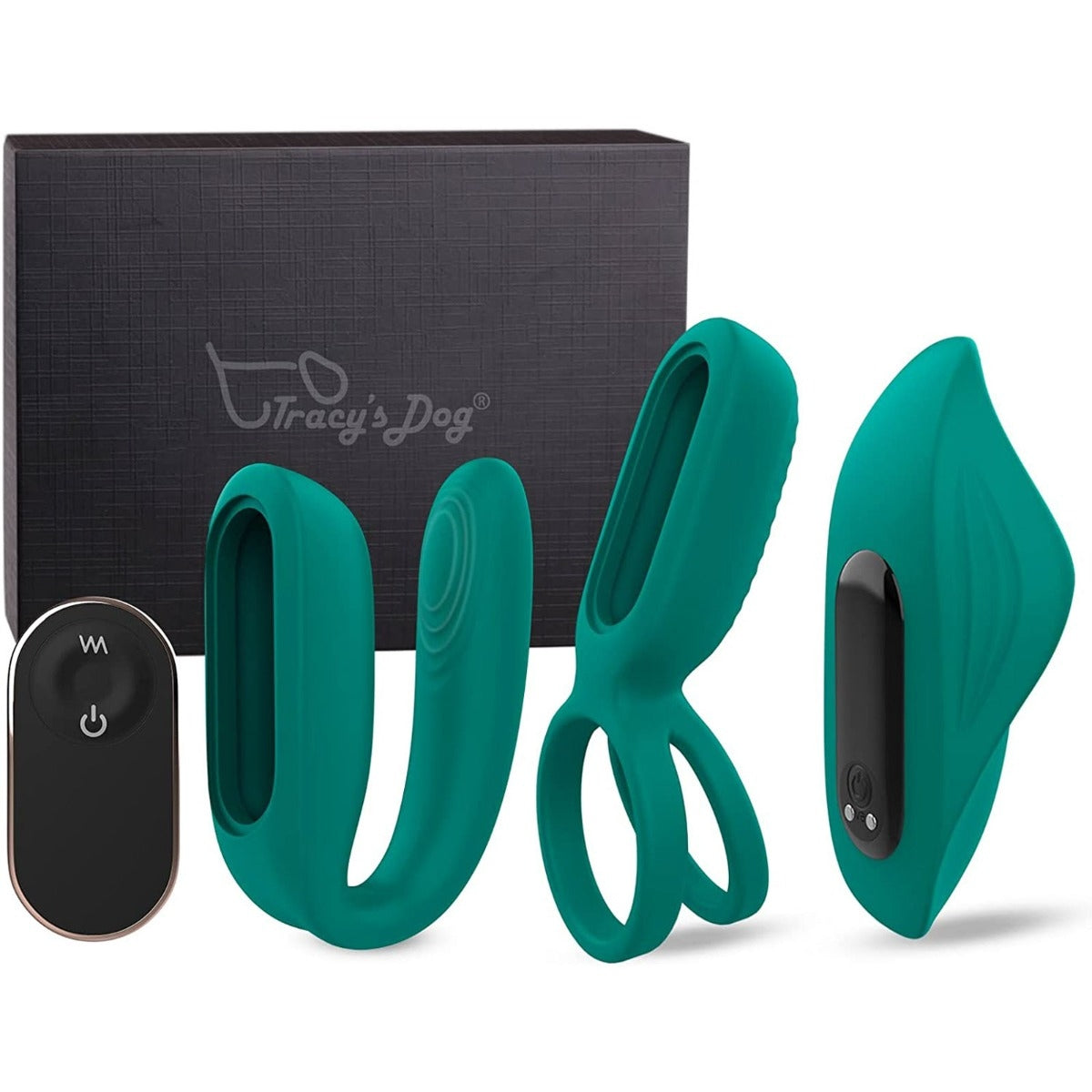 Tracy's Dog Versatile Couple's Vibrating Sex Toy Kit Green Simply Pleasure Tracy's Dog Versatile Couple's Vibrating Sex Toy Kit Green Simply Pleasure
