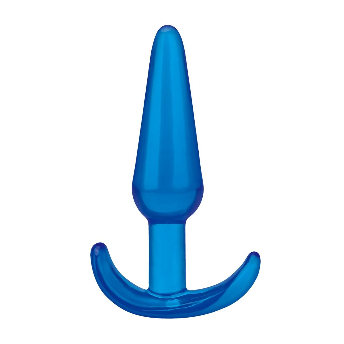 Blue Line Slim Tapered Butt Plug Blue 4.25 Inch - Simply Pleasure