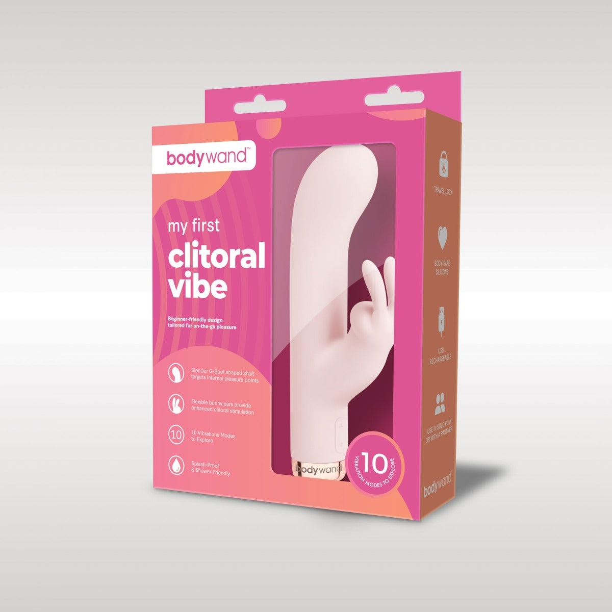Bodywand My First Clitoral Vibe Rabbit Vibrator Pink - Simply Pleasure