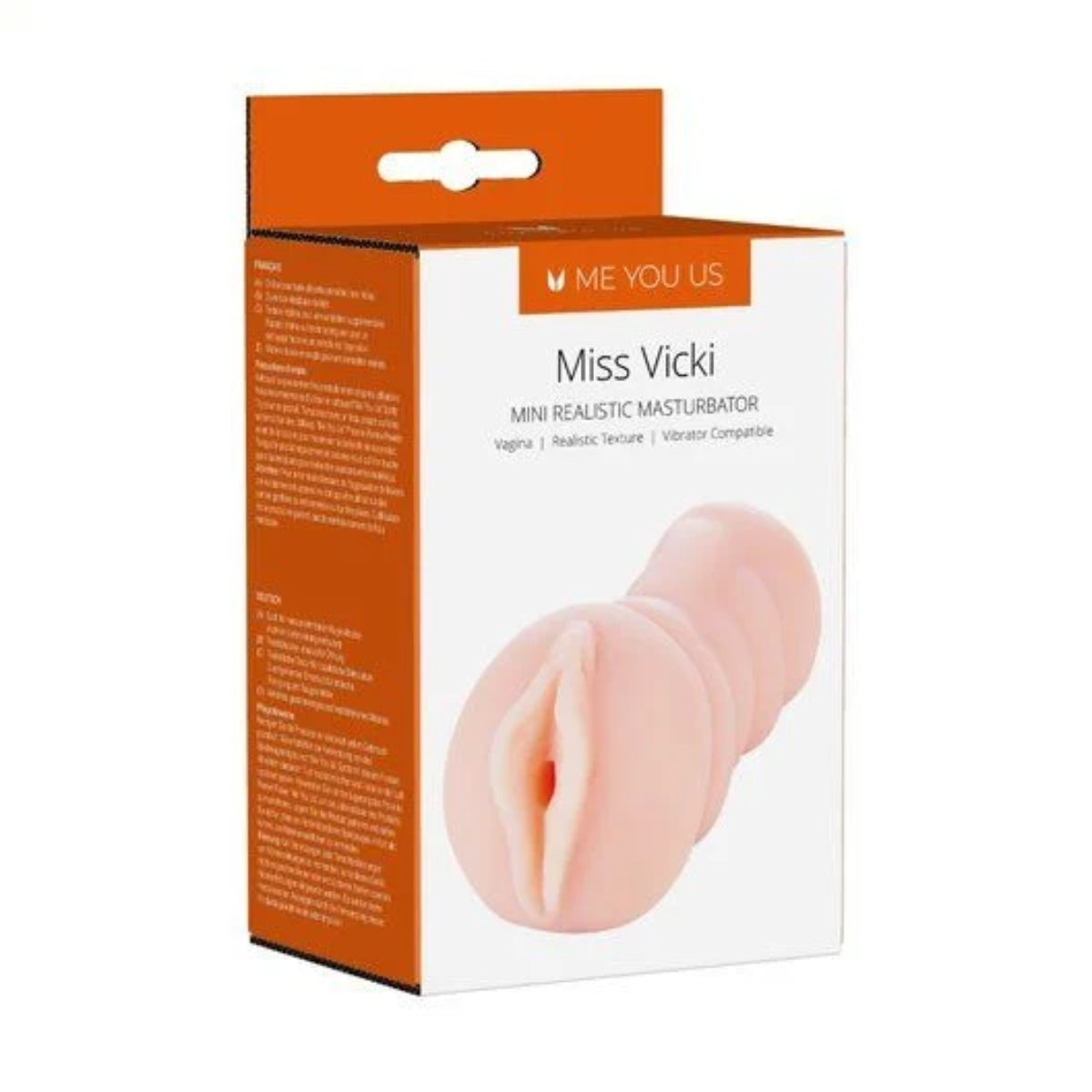 Me You Us Miss Vicki Mini Realistic Masturbator Pink - Simply Pleasure