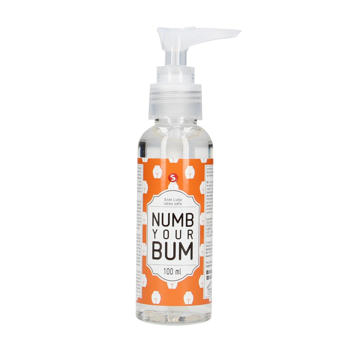 S-Line Numb Your Bum Water Based Anal Lube 100ml Simply Pleasure S-Line Numb Your Bum Water Based Anal Lube 100ml Simply Pleasure