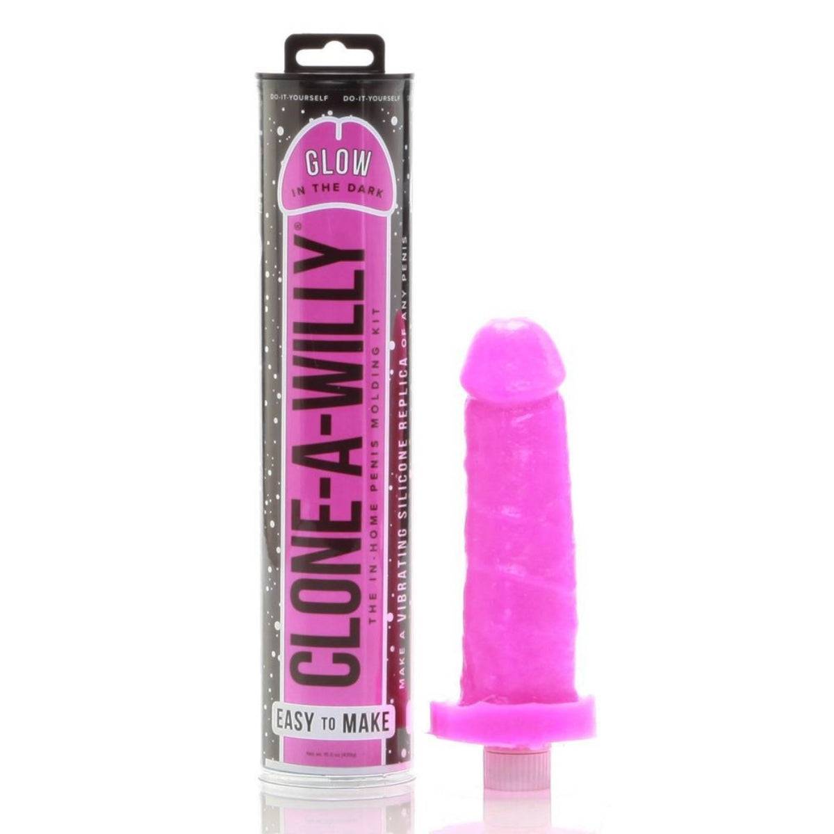 Clone A Willy Penis Moulding Kit Glow In The Dark Hot Pink - Simply Pleasure