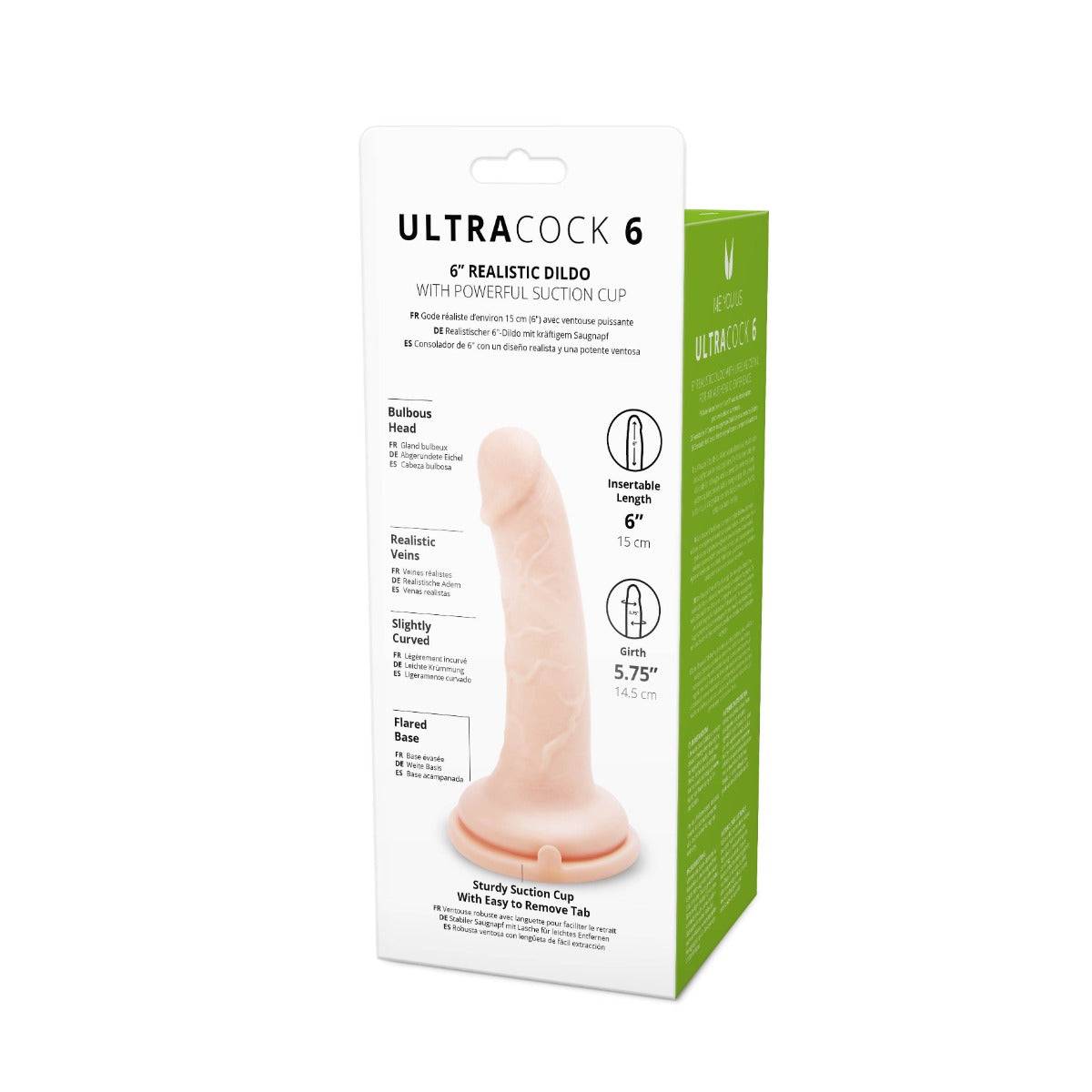 Me You Us Ultra Cock Realistic Dildo 6 Inch - Simply Pleasure