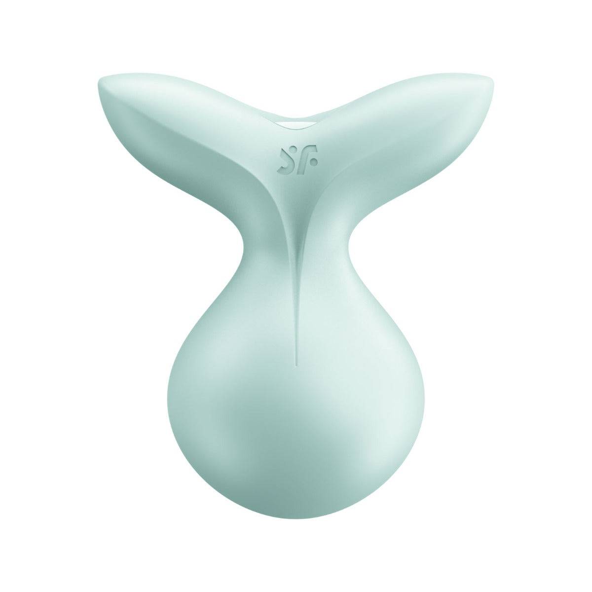 Front View Product - Satisfyer Viva La Vulva 3 Lay On Clitoral Vibrator Mint