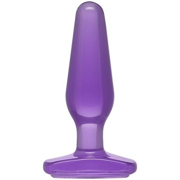 Crystal Jellies Butt Plug Purple Medium - Simply Pleasure