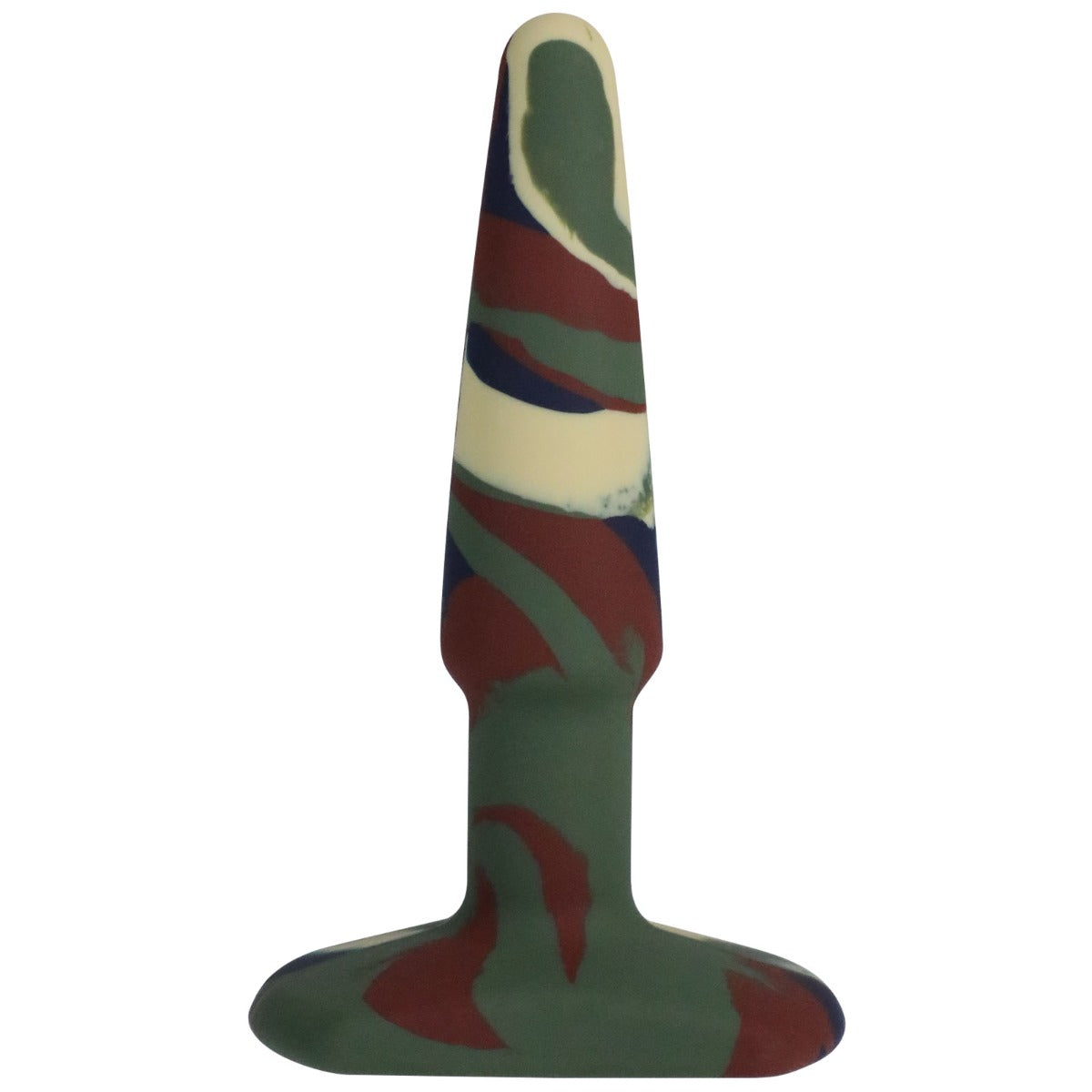 A-Play Groovy Silicone Butt Plug Camouflage 4 Inch
