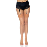Leg Avenue Sheer Backseam Stockings Tan