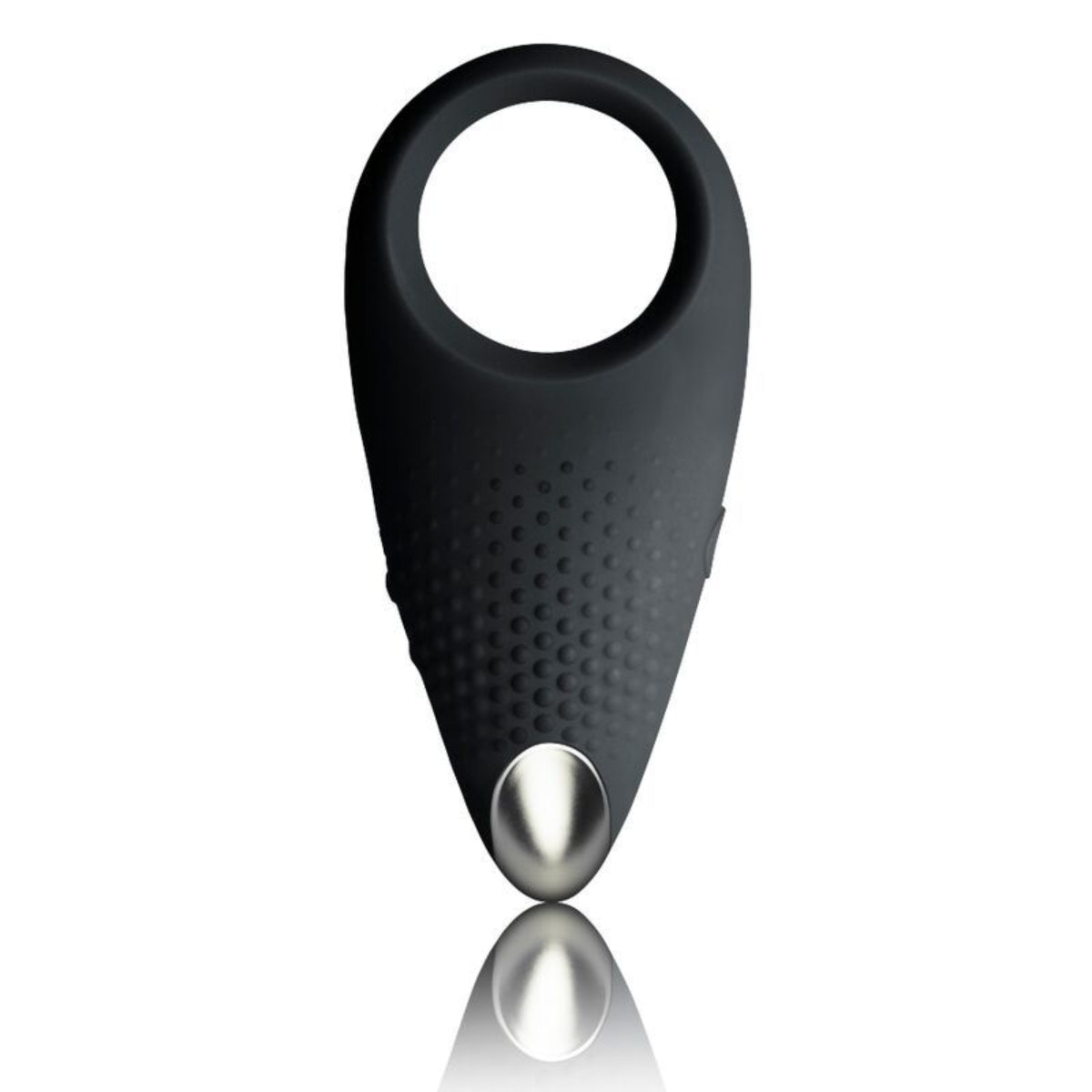 Cock Dangler Silicone Penis Strap With Weights - Black