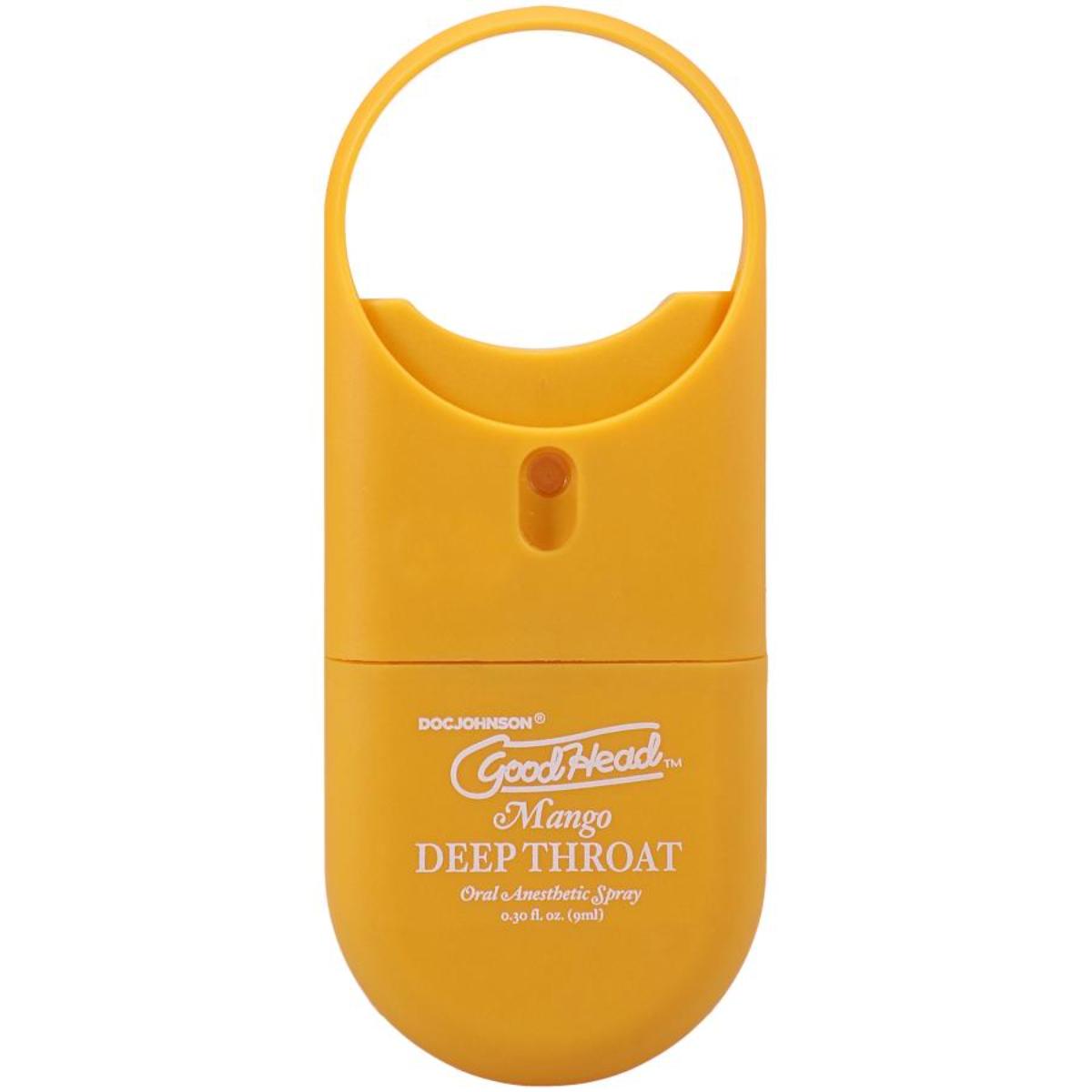 GoodHead Deep Throat To Go Spray Mango 30oz