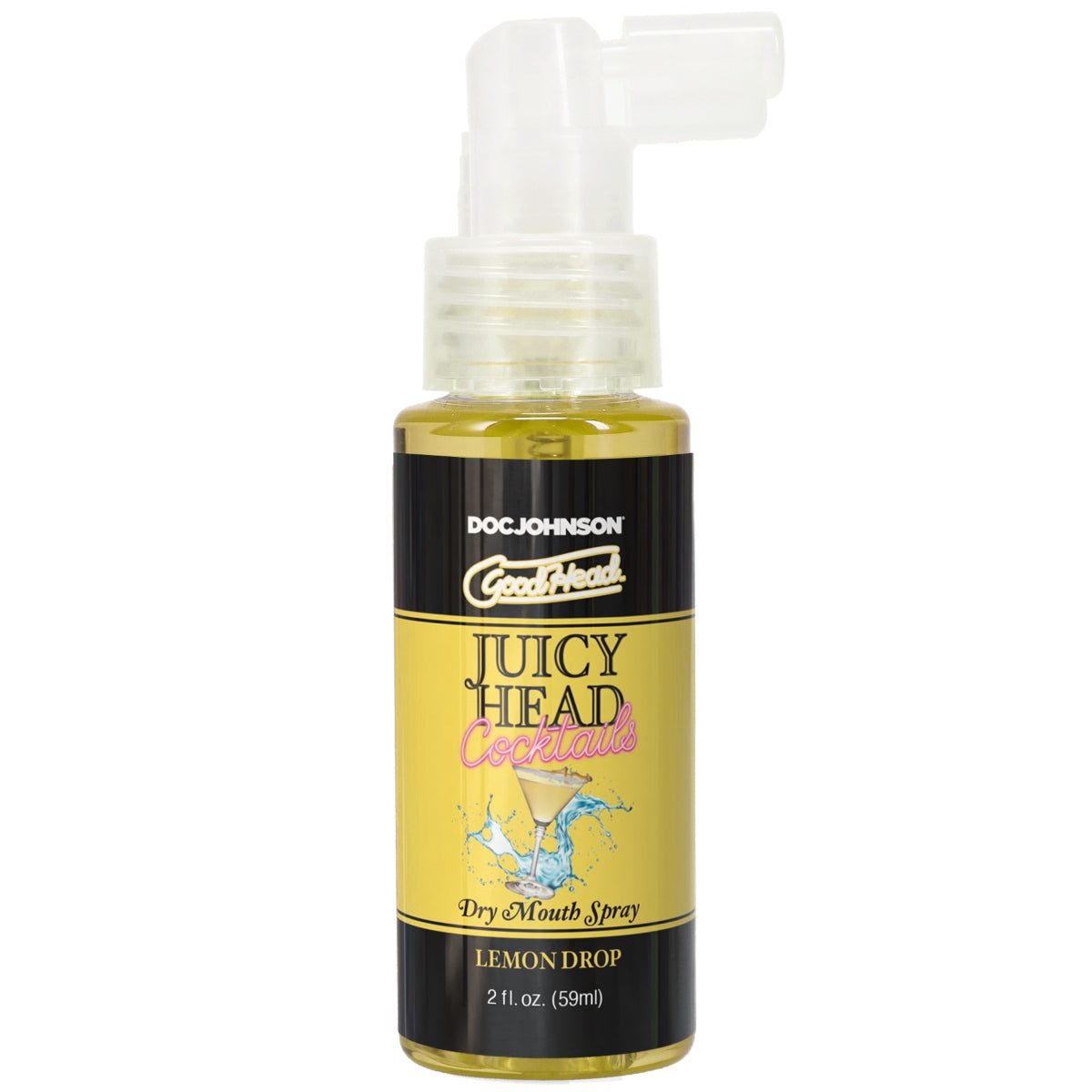 GoodHead Juicy Head Cocktails Dry Mouth Spray Lemon Drop 2oz