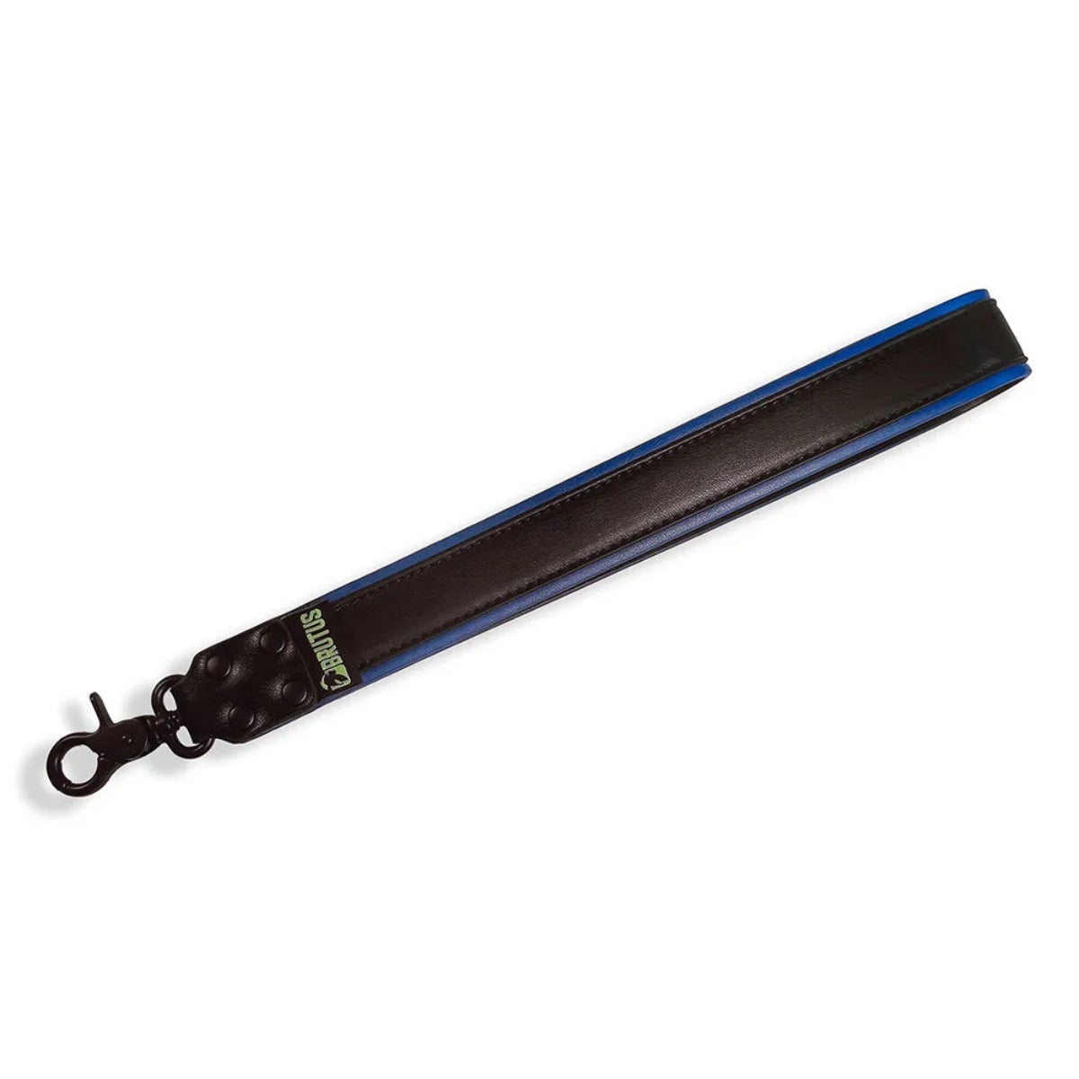 Brutus Vegan Leather Short Leash Black Blue