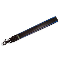 Brutus Vegan Leather Short Leash Black Blue