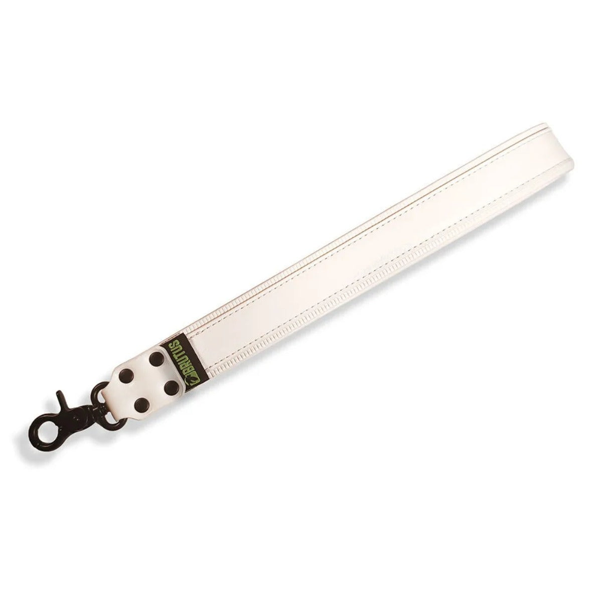 Brutus Vegan Leather Short Leash White