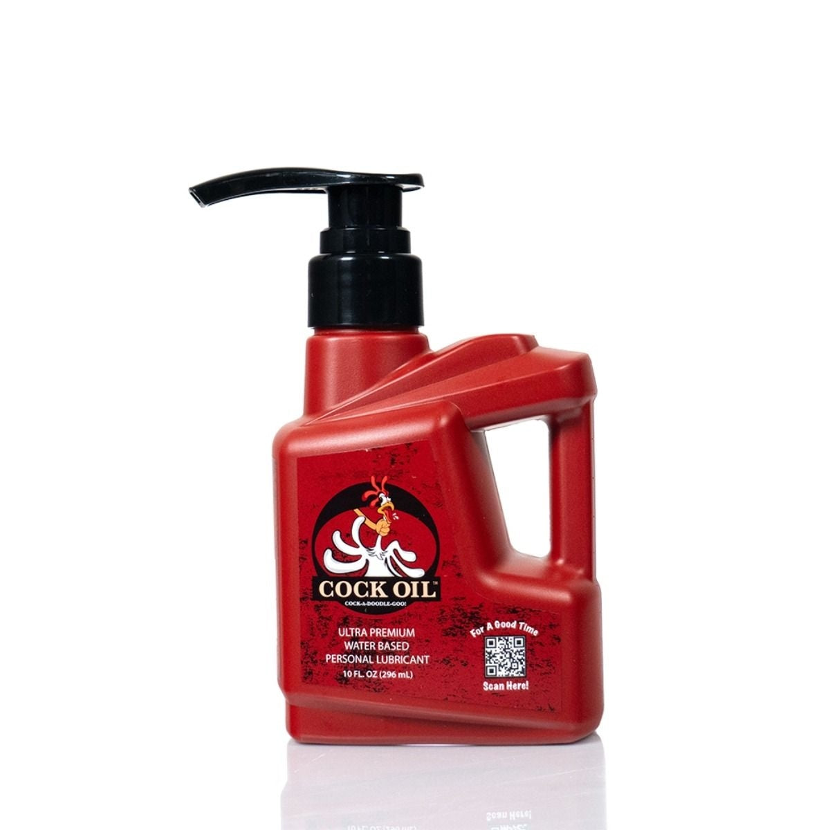 Cock Oil Water Based Lube Pump Bottle 10oz