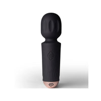 Rocks Off Rechargeable Mini Wand Black Tulip