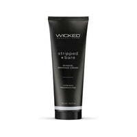 Wicked Sensual Care Stripped And Bare Unscented Massage Cream 120ml 