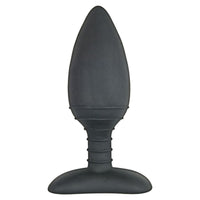 Commader Heat Up Beginners Vibrating Butt Plug Silicone Black - Simply Pleasure