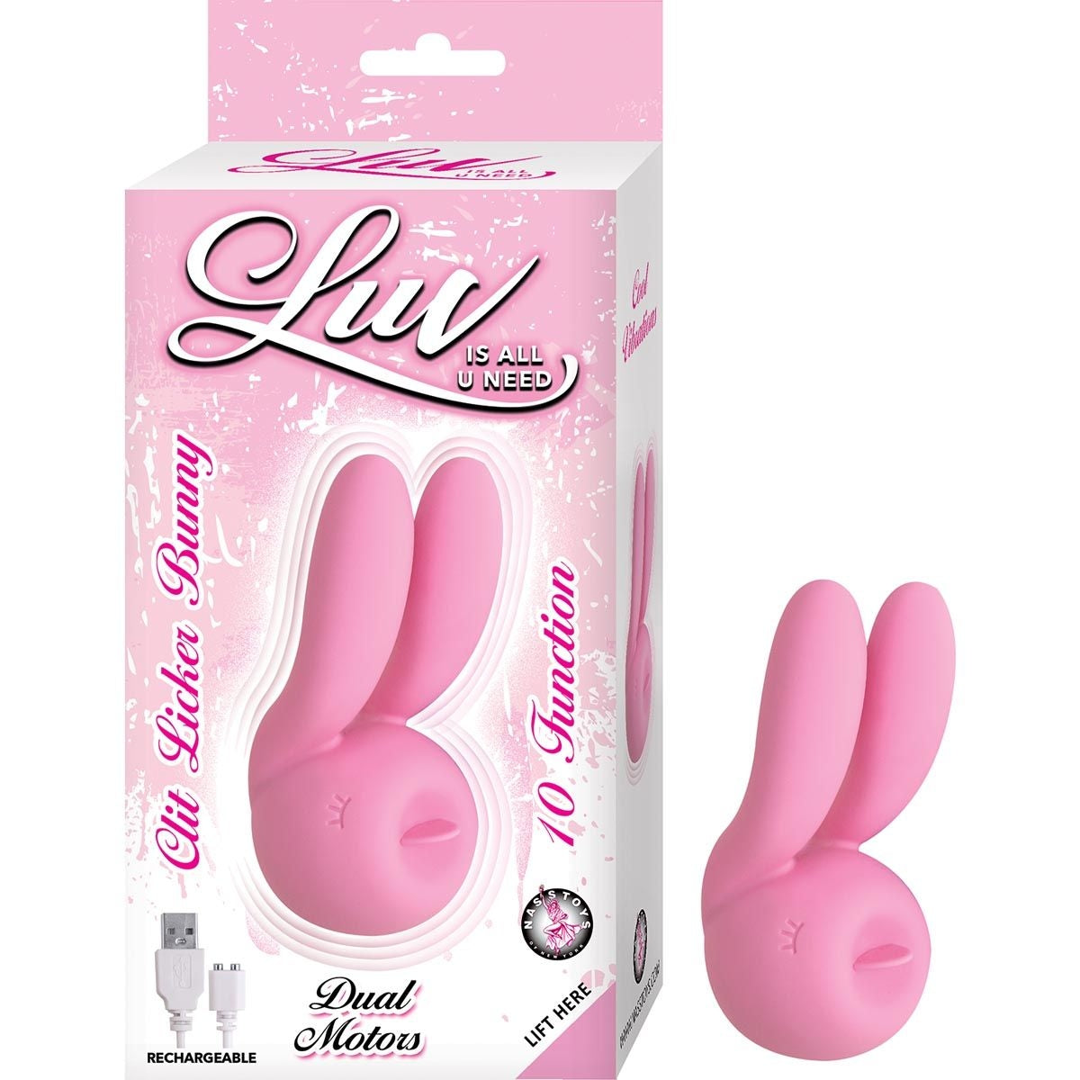 Nasstoys Luv Is All U Need Clit Licker Bunny Vibrator Pink