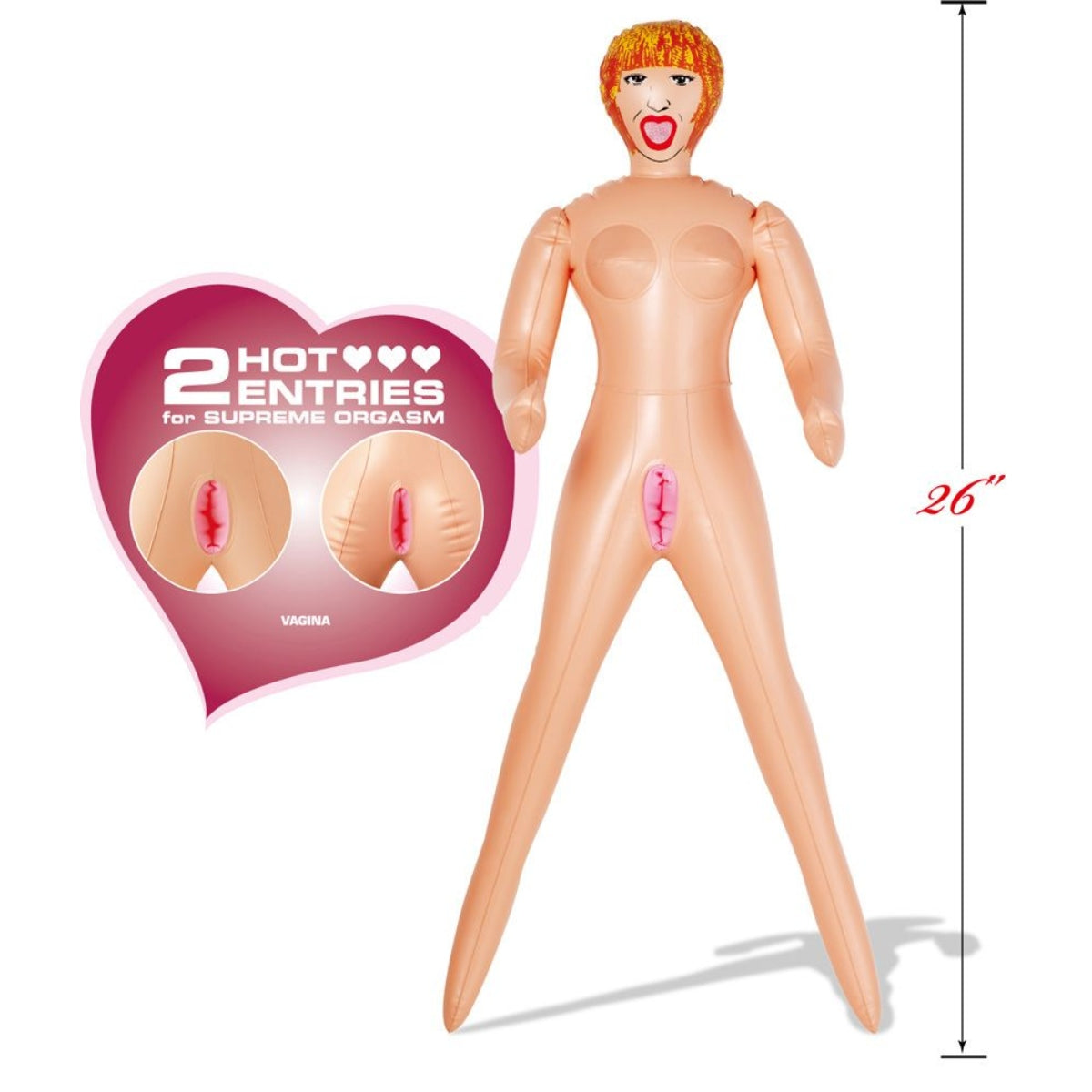 Nanma Romping Rosy Inflatable Mini Sex Doll