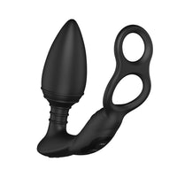 Nexus Simul8 Dual Anal & Perineum Cock & Ball Butt Plug Black