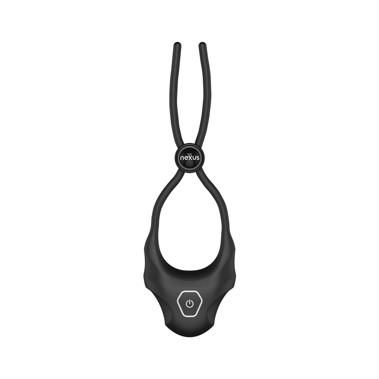 Nexus Forge Adjustable Vibrating Cock Ring Black
