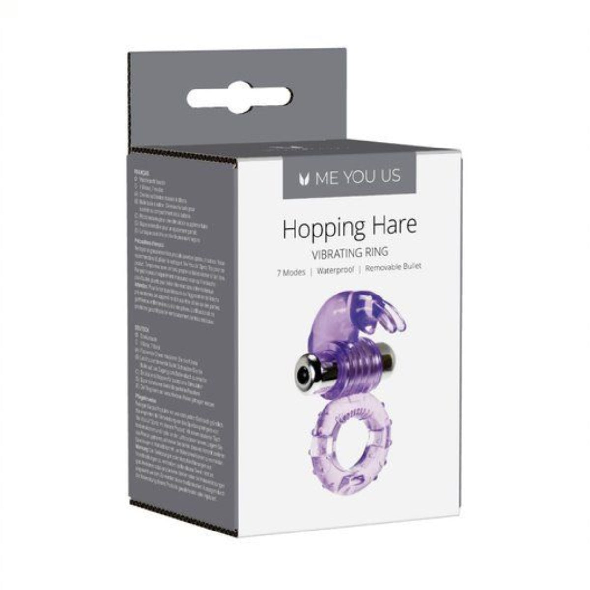 Me You Us Hopping Hare Vibrating Cock Ring Purple - Simply Pleasure
