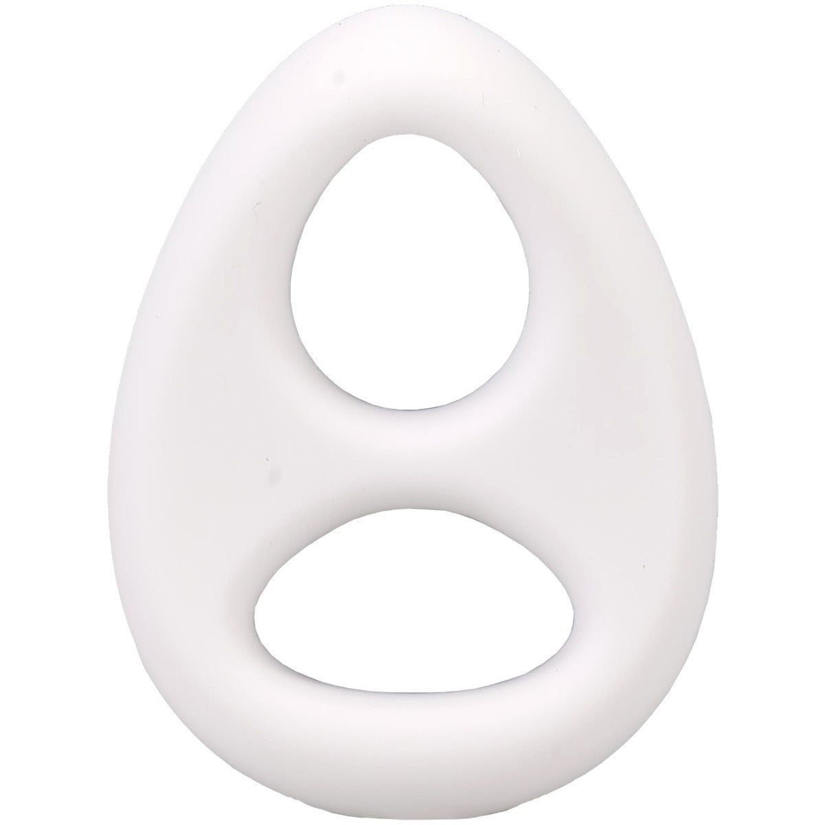 Rock Solid The Code Silicone Cock Ring With Bandana White