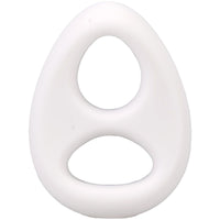 Rock Solid The Code Silicone Cock Ring With Bandana White