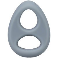 Rock Solid The Code Silicone Cock Ring With Bandana Gray