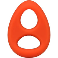 Rock Solid The Code Silicone Cock Ring With Bandana Orange