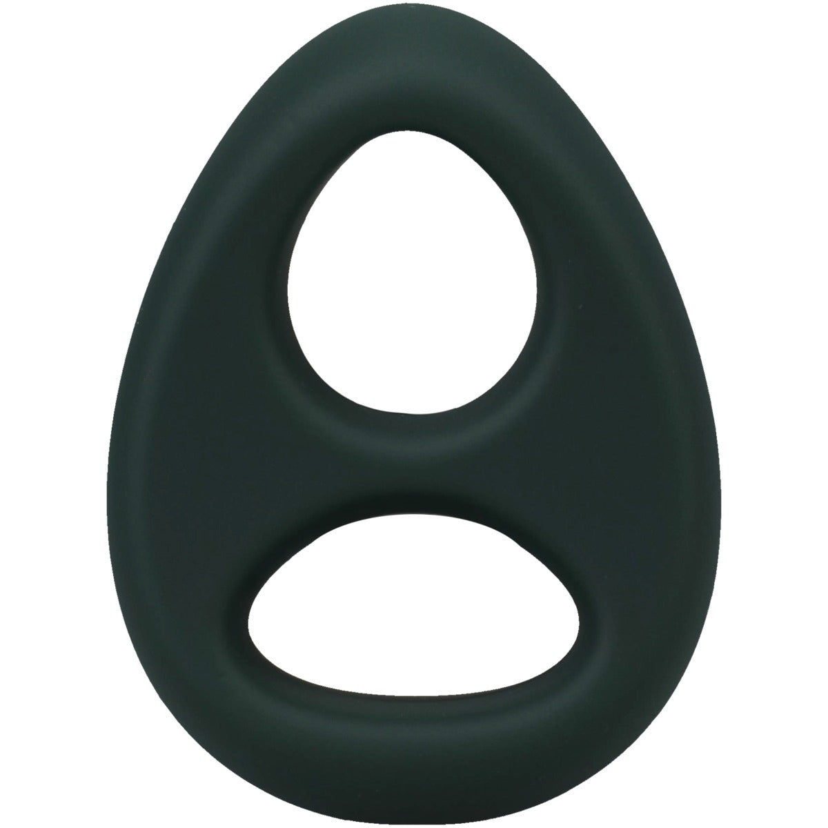 Rock Solid The Code Silicone Cock Ring With Bandana Hunter Green