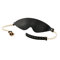 Guilty Pleasure Allure Boudoir Pearl Blindfold Black