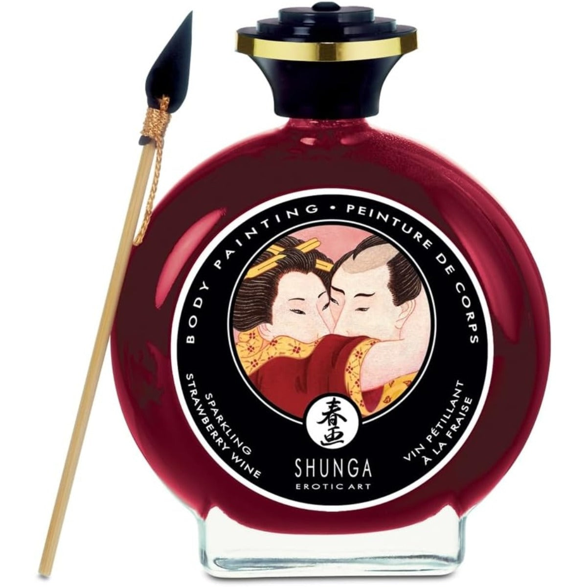 Shunga Edible Body Paint Sparkling Strawberry Wine