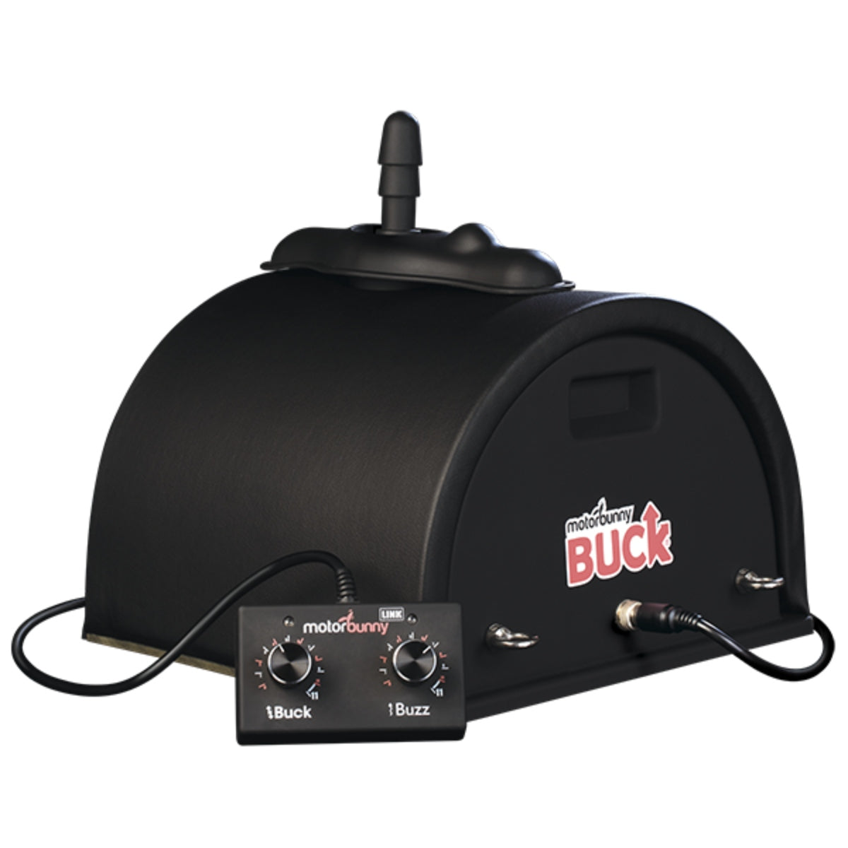 Motorbunny Buck Hybrid Saddle Power Vibrator & Thruster Machine Black