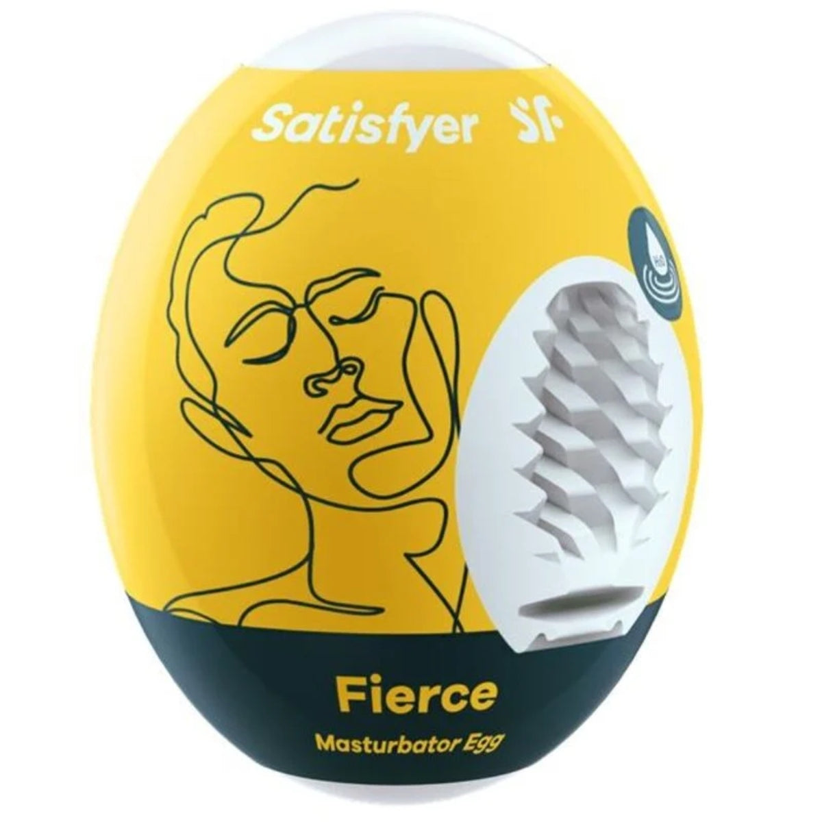 Satisfyer Masturbator Egg Fierce Yellow