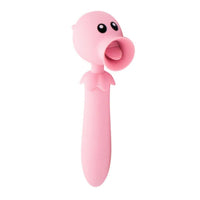 Like A Kitten Lick N Stick Clit Flicker G-Spot Vibrator Pink