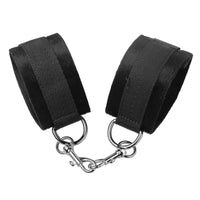 Frisky Beginner Fleece Cuff Set With Swivel Snap Hooks Black
