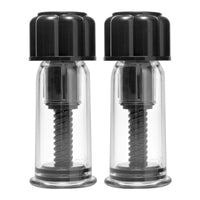 Master Series Black Maxxx Powerful Twist Nipple Suckers Black
