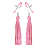 Frisky Tickle Me Nipple Clamp Tassels Pink