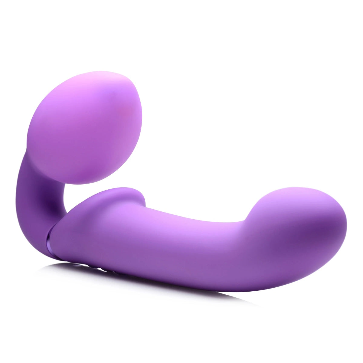 Strap U 10X Ergo Fit G-Pulse Inflatable & Vibrating Strapless Strap-On Purple