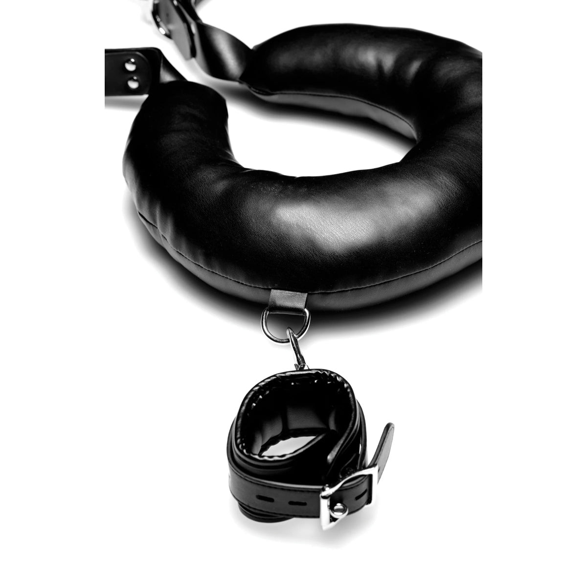 Strict Padded Thigh Sling With Wrist Cuffs Black