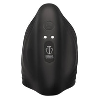 Trinity For Men 10X Pleasure Stroke Vibrating Silicone Penis Sleeve Black