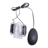 Trinity For Men 20X Deluxe Dual Vibrating Head Teaser Clear