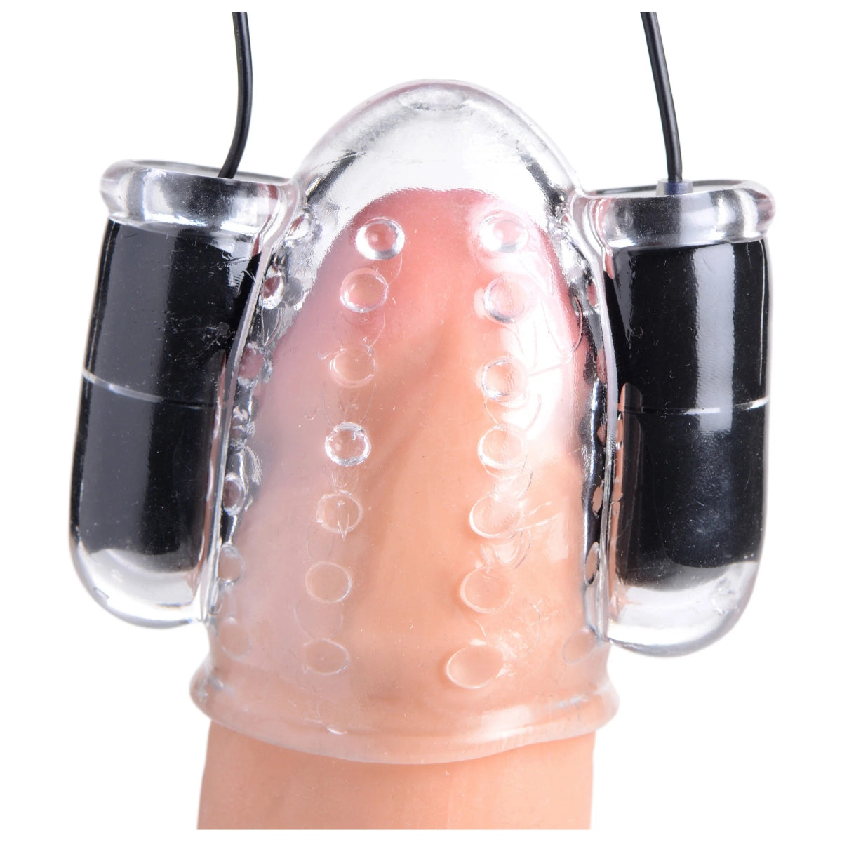 Trinity For Men 20X Deluxe Dual Vibrating Head Teaser Clear