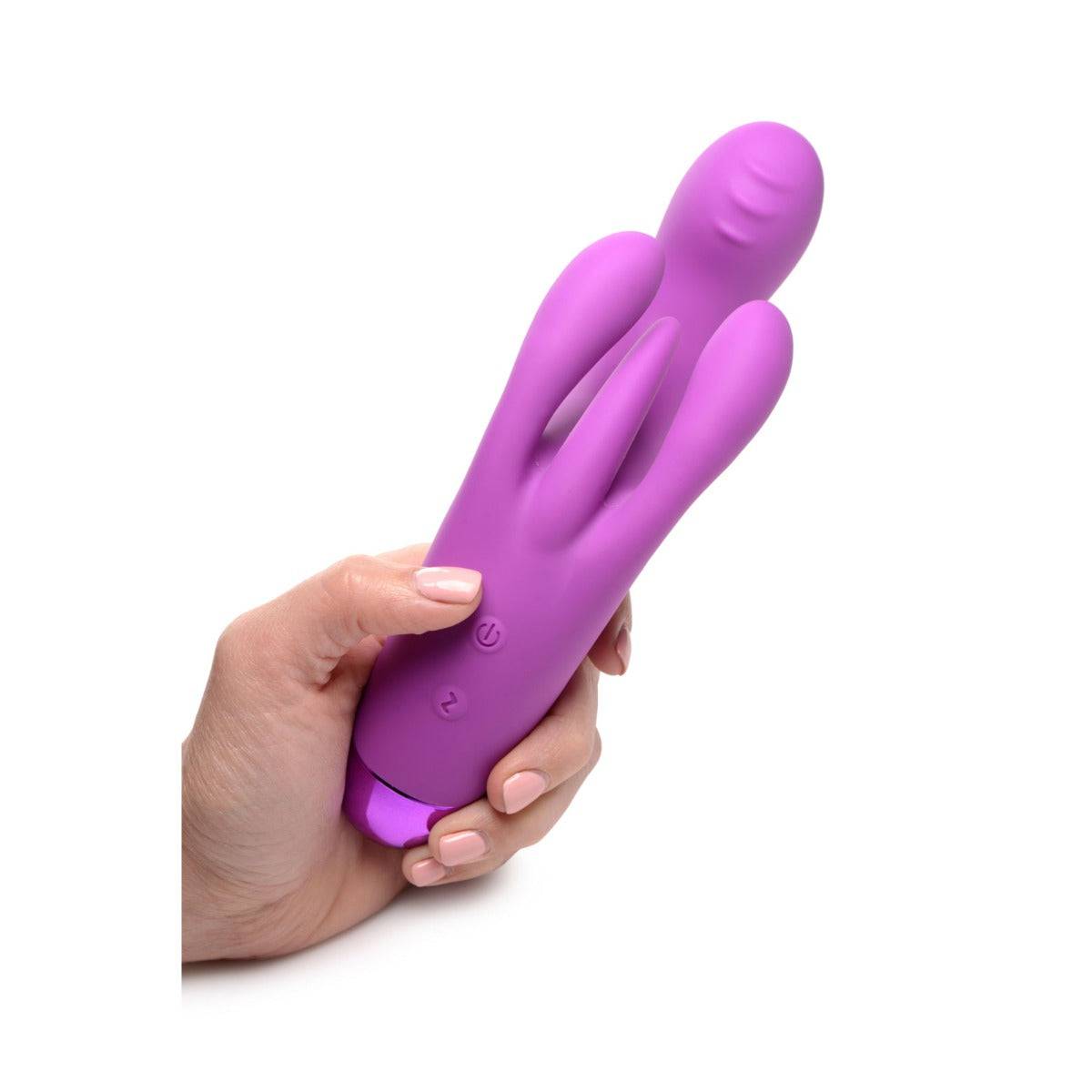 BANG! Triple Rabbit Vibrator Purple - Simply Pleasure